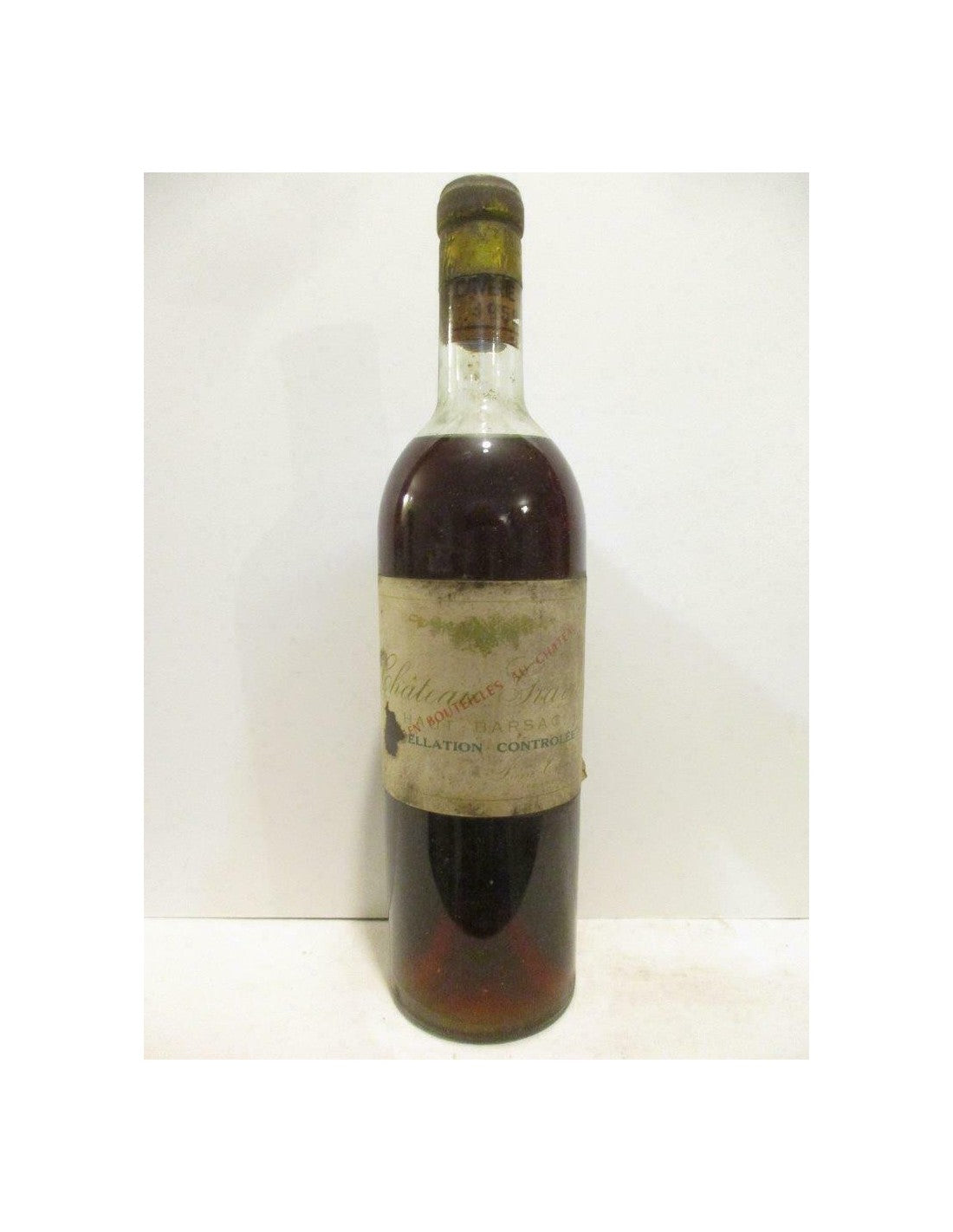 1950 - haut-barsac - château gravas (b2 année sur bouchon) - liquoreux - bordeaux - Just Wines 