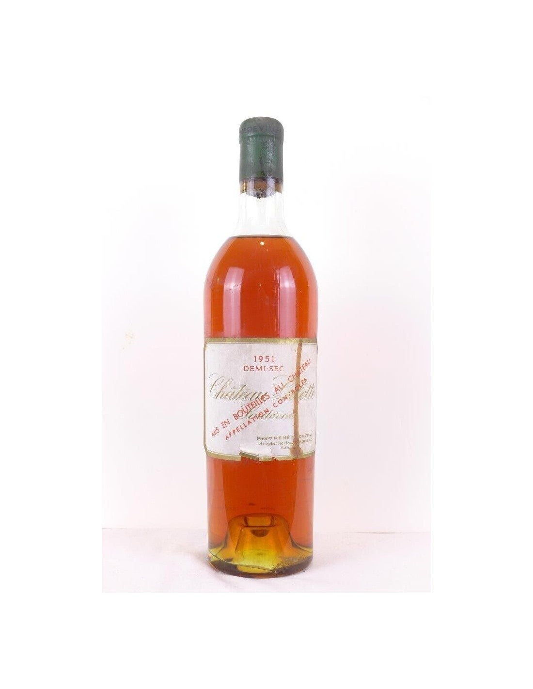 1951 - sauternes - château gilette demi-sec - liquoreux - bordeaux - Just Wines 