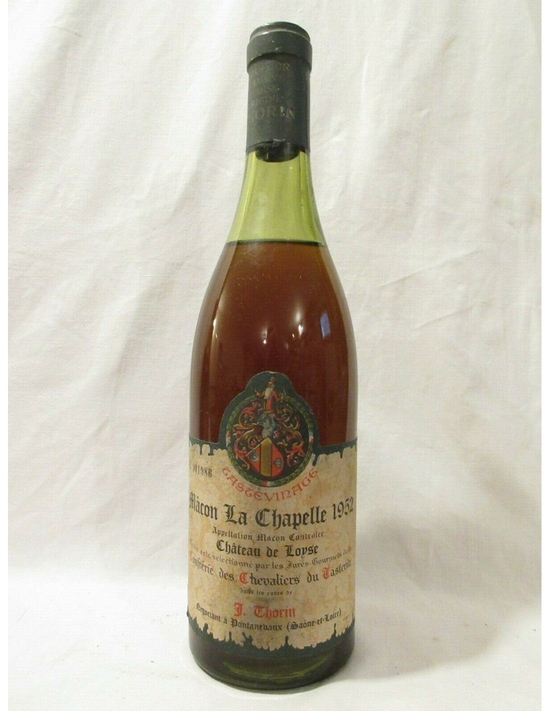 1952 - mâcon - thorin château de loyse tasteninage la chapelle - blanc - bourgogne - Just Wines 