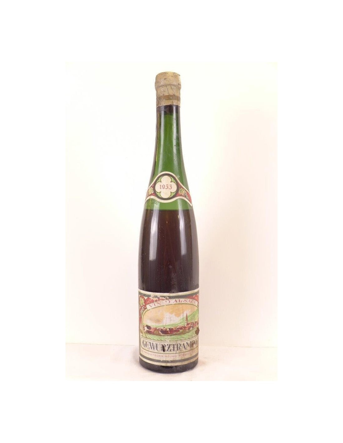 1953 - gewurztraminer - producteurs réunis à wettolsheim (niveau bas) - blanc - alsace - Just Wines 