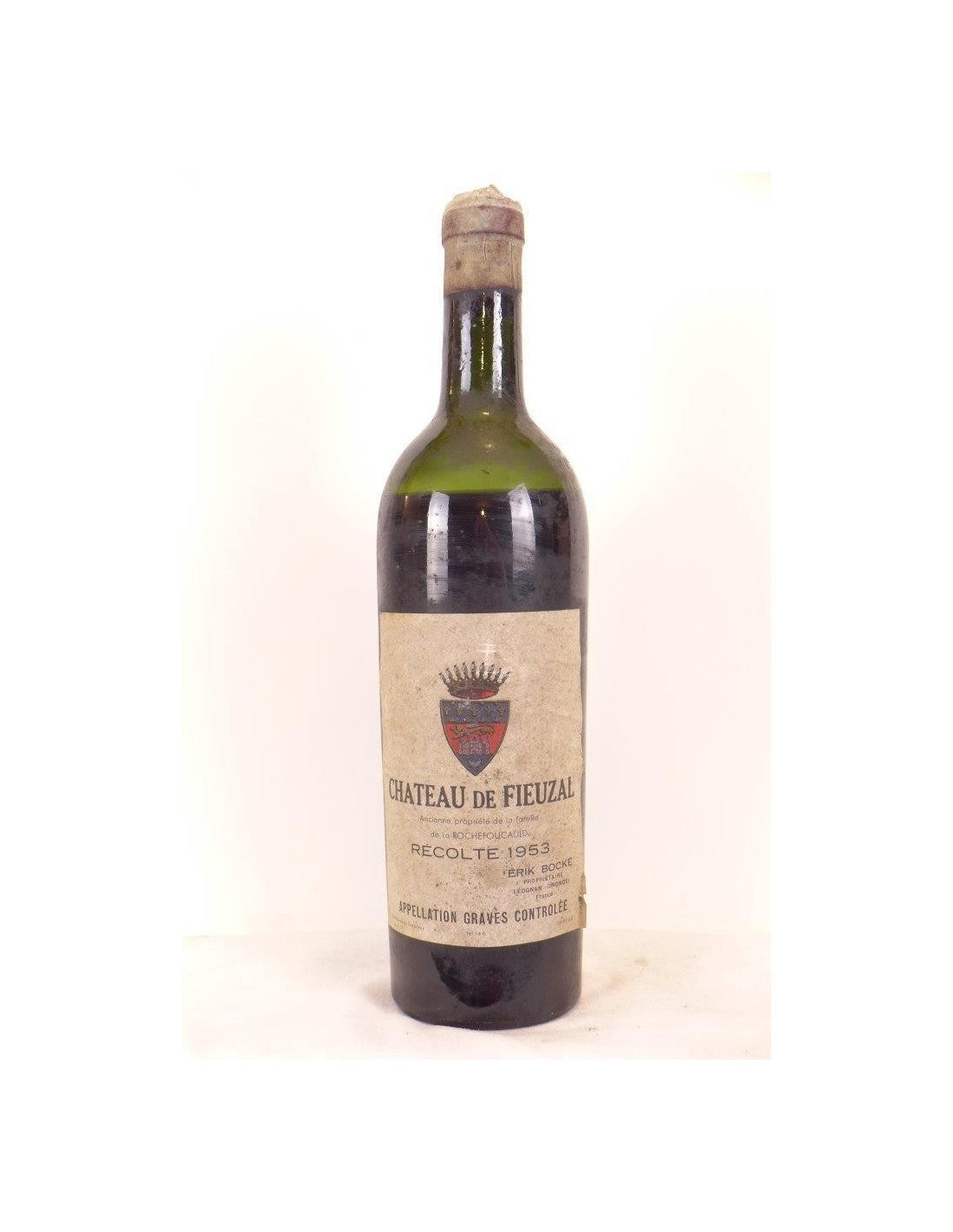 1953 - graves - château de fieuzal (capsule abîmée) - rouge - bordeaux - Just Wines 