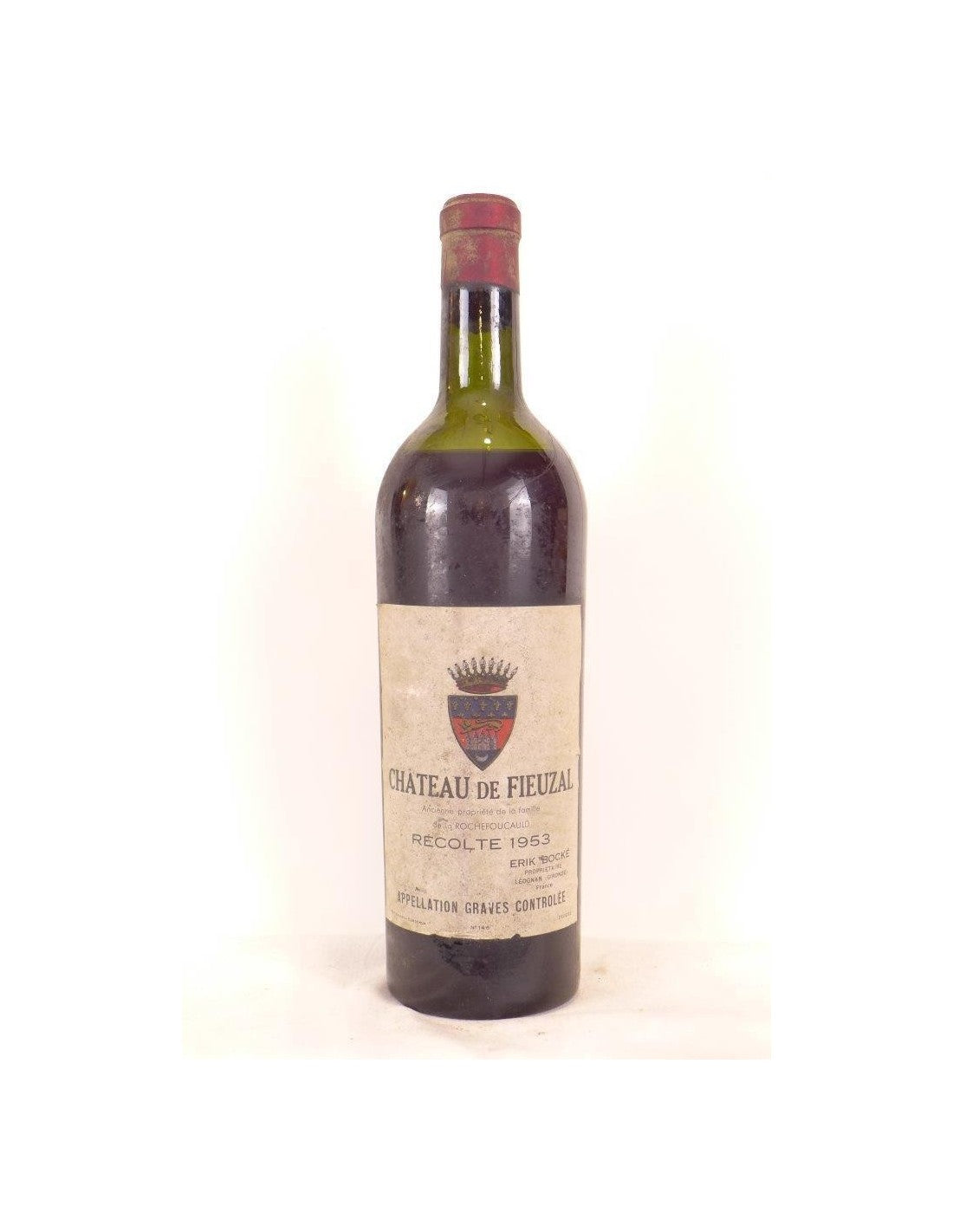 1953 - graves - château de fieuzal (capsule oxydée) - rouge - bordeaux - Just Wines 