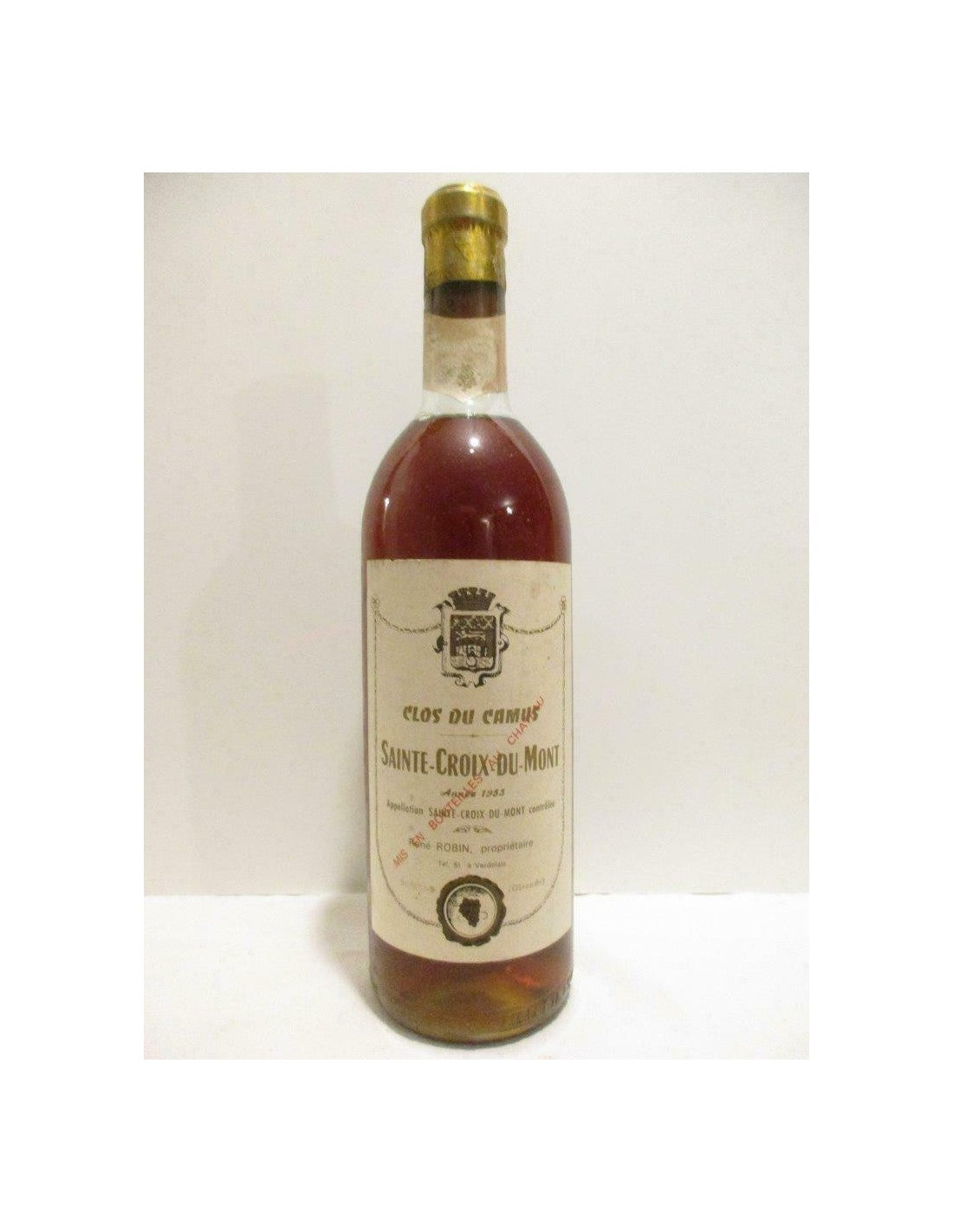 1953 - sainte-croix du mont - clos du camus - liquoreux - bordeaux - Just Wines 