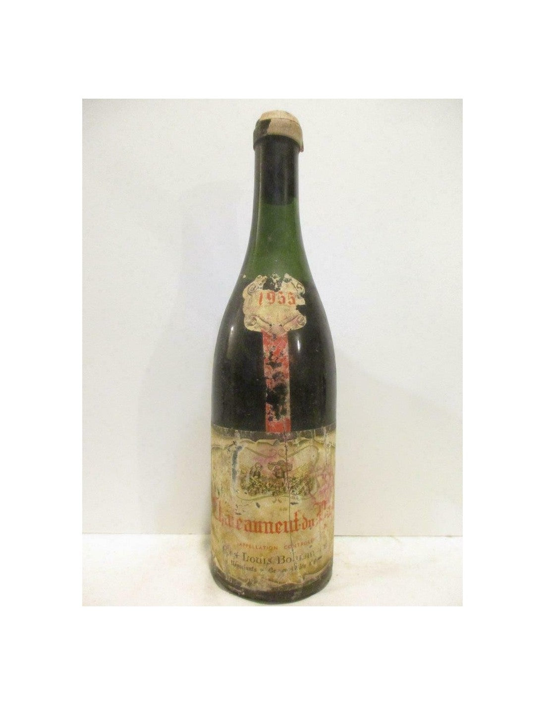 1955 - châteauneuf du pape - louis boulanger (étiquette abîmée b3) - rouge - rhône - Just Wines 