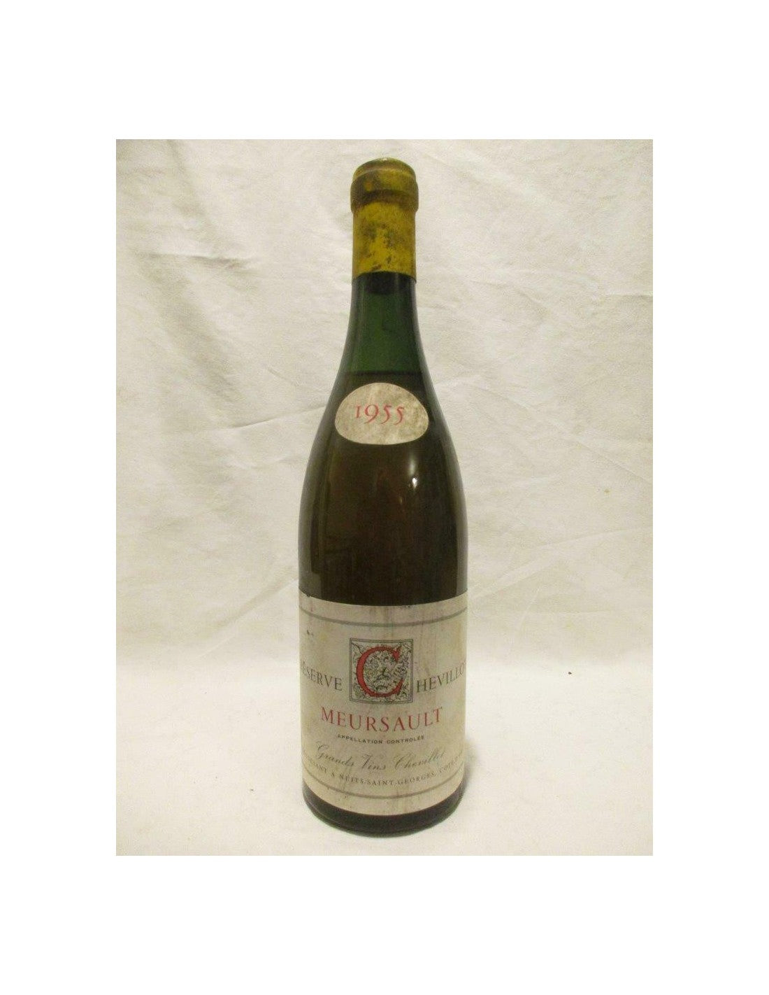 1955 - meursault - chevillot - blanc - bourgogne france - Just Wines 