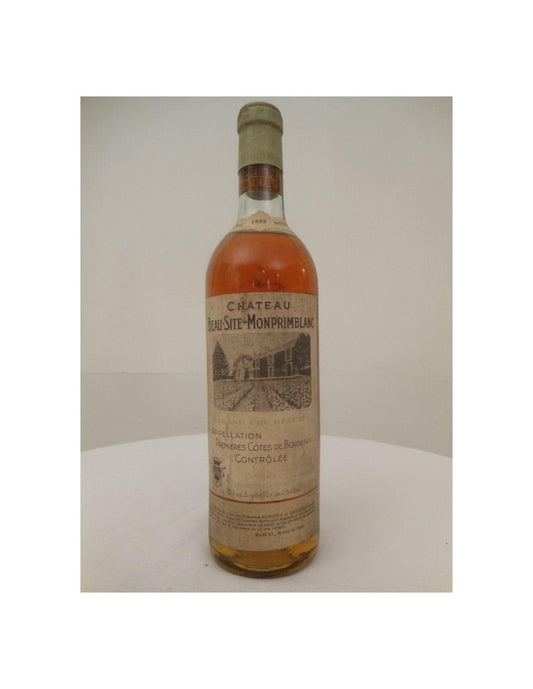 1955 - premières côtes de bordeaux - château monprimblanc - liquoreux - bordeaux france - Just Wines 