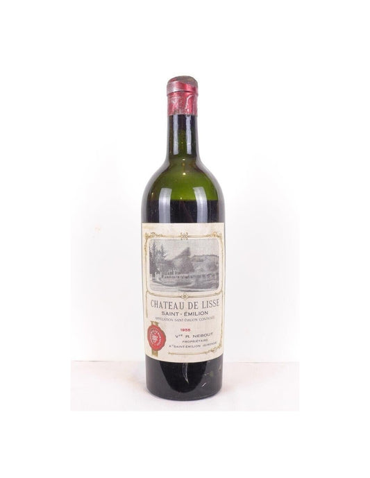 1955 - saint-émilion - château de lisse (niveau bas) - rouge - bordeaux - Just Wines 