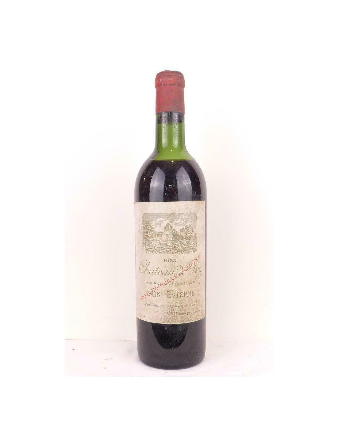 1955 - saint-estèphe - château de pez cru bourgeois - rouge - bordeaux - Just Wines 