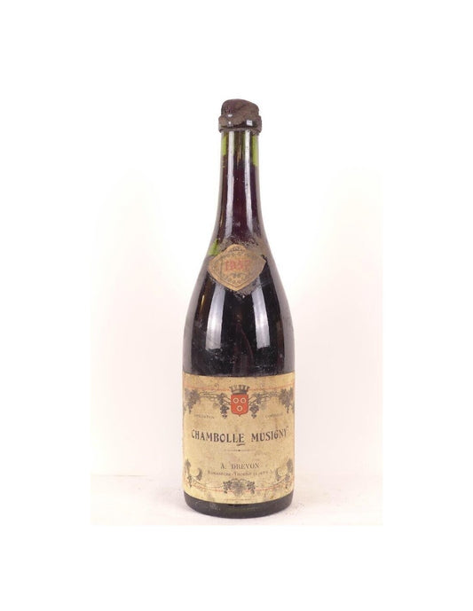 1957 - chambolle-musigny - drevon (bouchon ciré bouteille soufflée b1) - rouge - bourgogne - Just Wines 