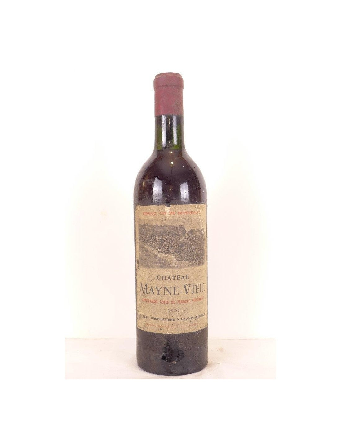 1957 - fronsac - château mayne-vieil - rouge - bordeaux - Just Wines 