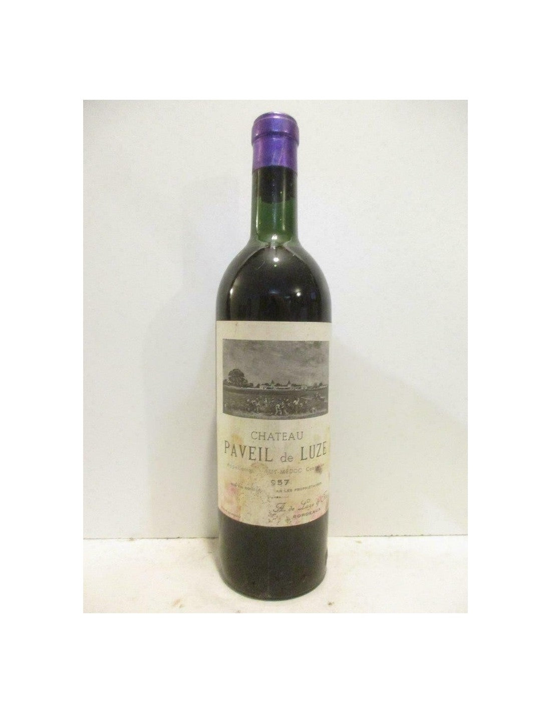 1957 - médoc - château paveil de luze (b2) - rouge - bordeaux - Just Wines 