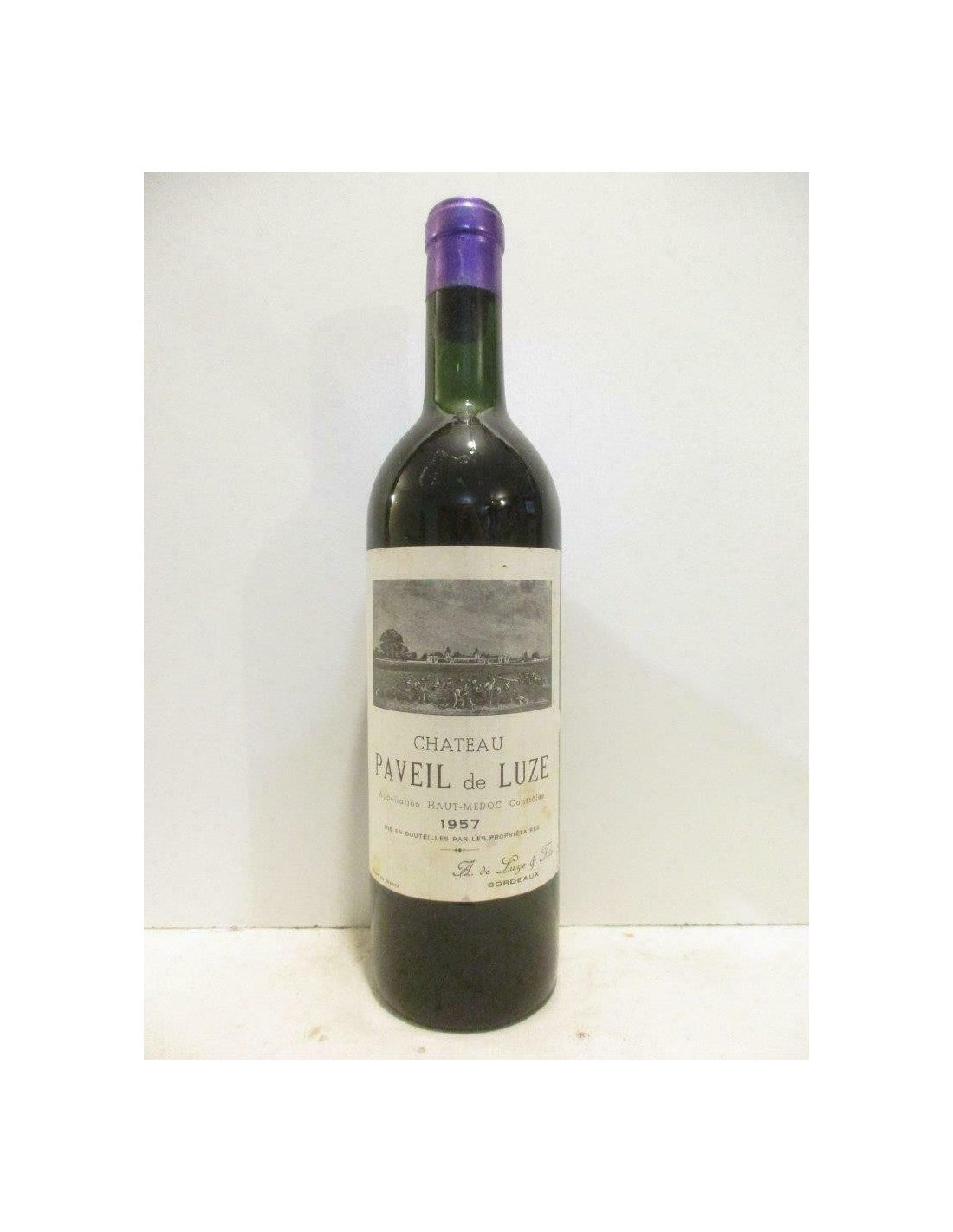 1957 - médoc - château paveil de luze (b5) - rouge - bordeaux - Just Wines 