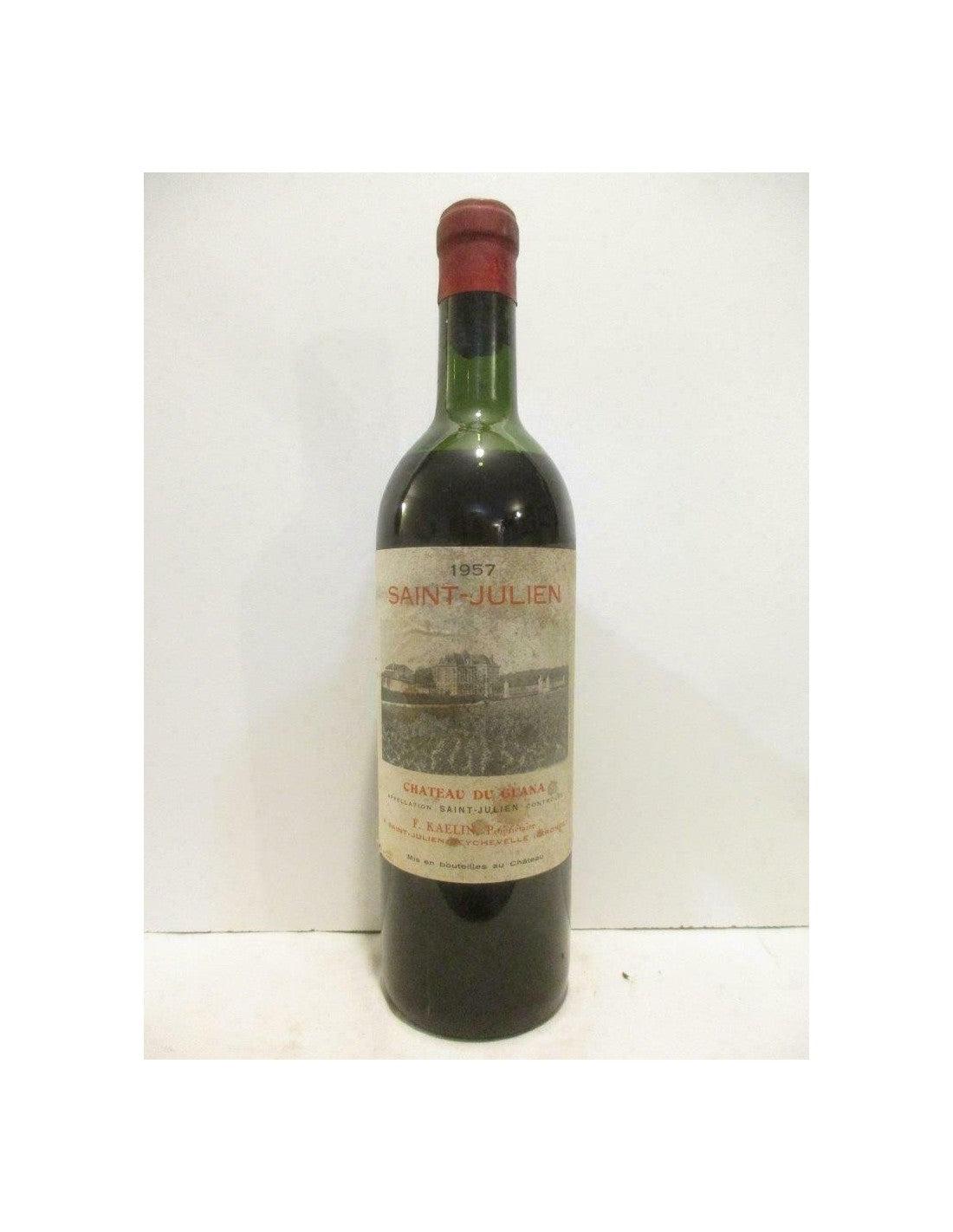 1957 - saint-julien - château du glana - rouge - bordeaux - Just Wines 