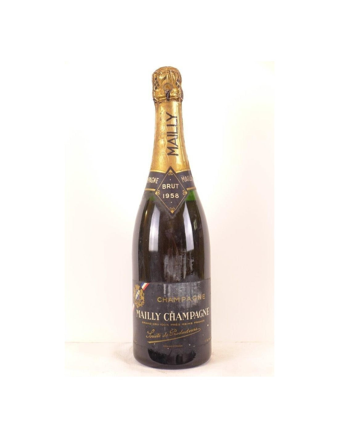 1958 - champagne - mailly grand cru (niveau sous la coiffe) - pétillant - champagne - Just Wines 