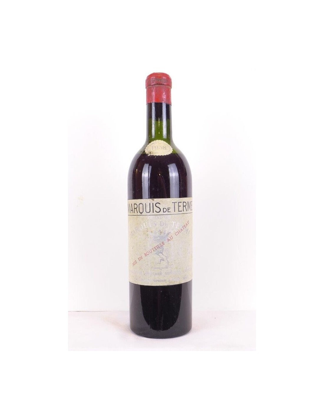 1958 - margaux - château marquis de terme grand cru classé - rouge - bordeaux - Just Wines 