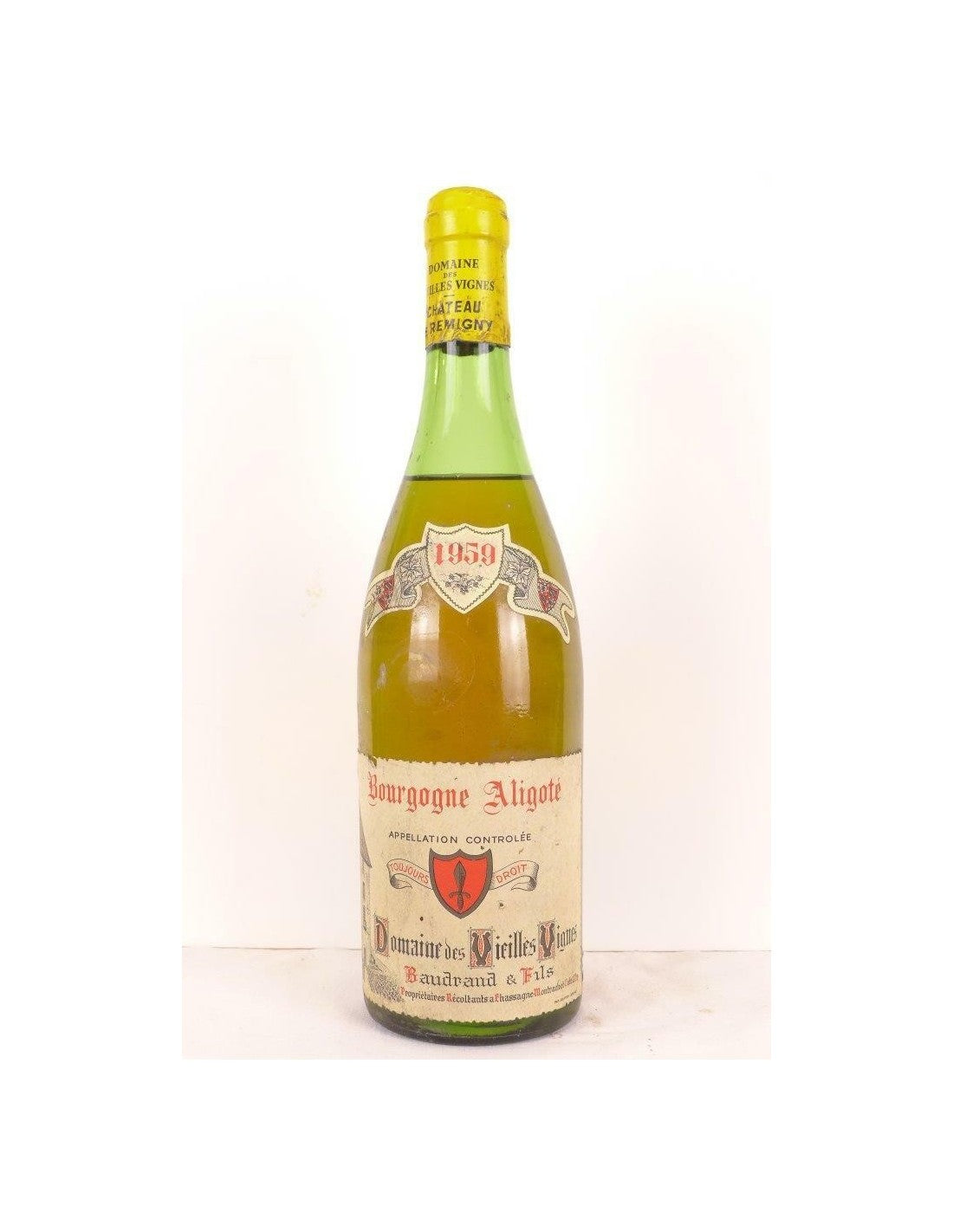 1959 - aligoté - domaine des vieilles vignes - blanc - bourgogne - Just Wines 