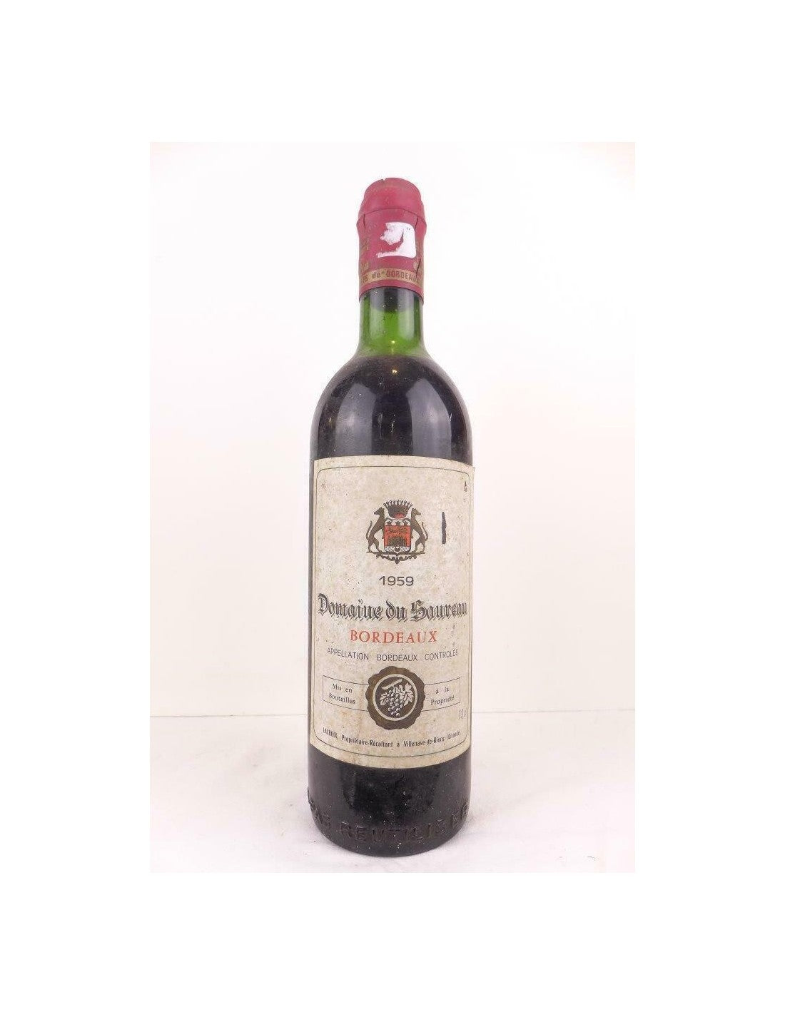 1959 - bordeaux - domaine du saureau - rouge - bordeaux - Just Wines 