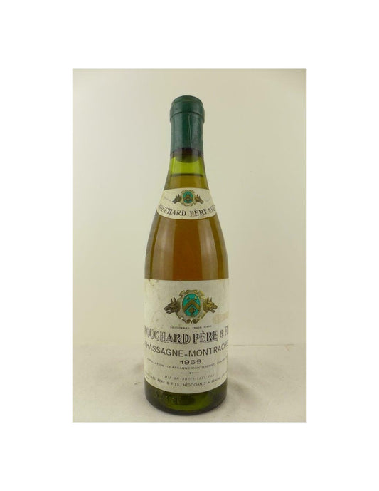 1959 - chassagne-montrachet - bouchard père et fils (étiquette tâchée) 37 cl - blanc - bourgogne - Just Wines 