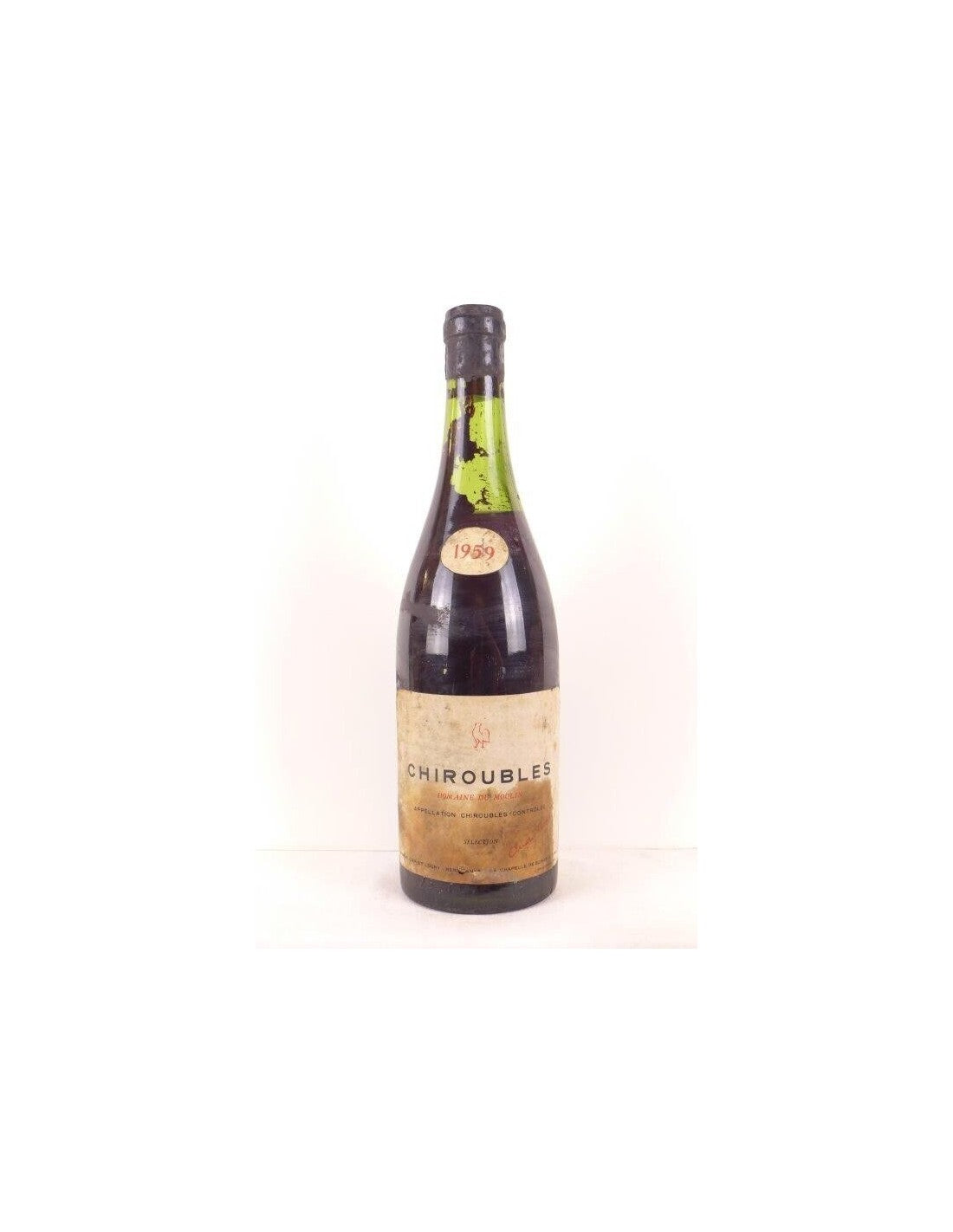 1959 - chiroubles - claude loury sélection - rouge - beaujolais - Just Wines 