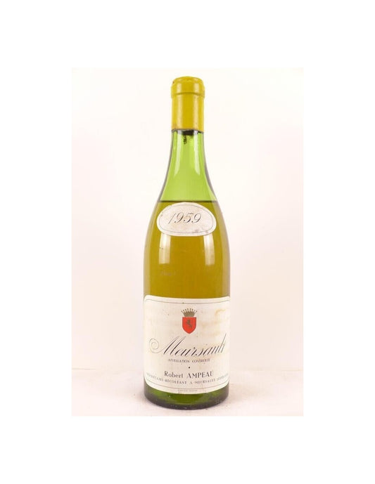 1959 - meursault - robert ampeau - blanc - bourgogne - Just Wines 