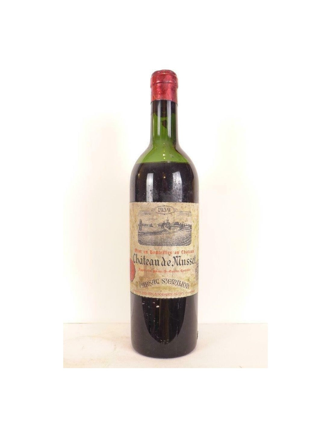 1959 - parsac saint-émilion - château de musset - rouge - bordeaux - Just Wines 