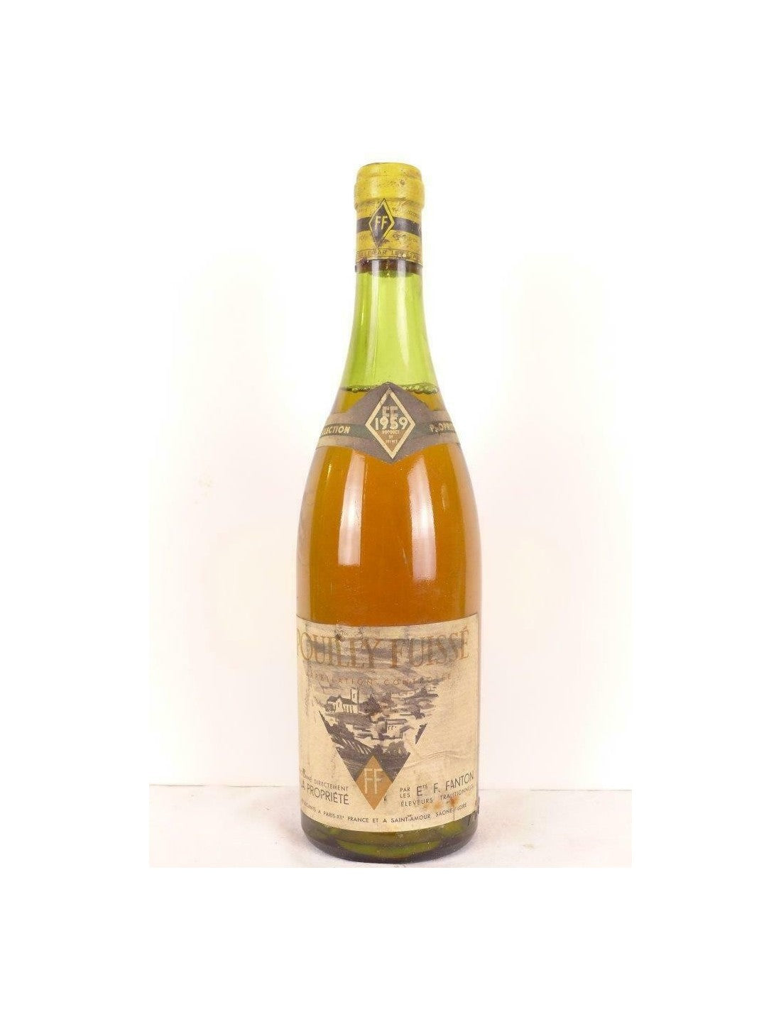 1959 - pouilly-fuissé - fanton - blanc - bourgogne - Just Wines 