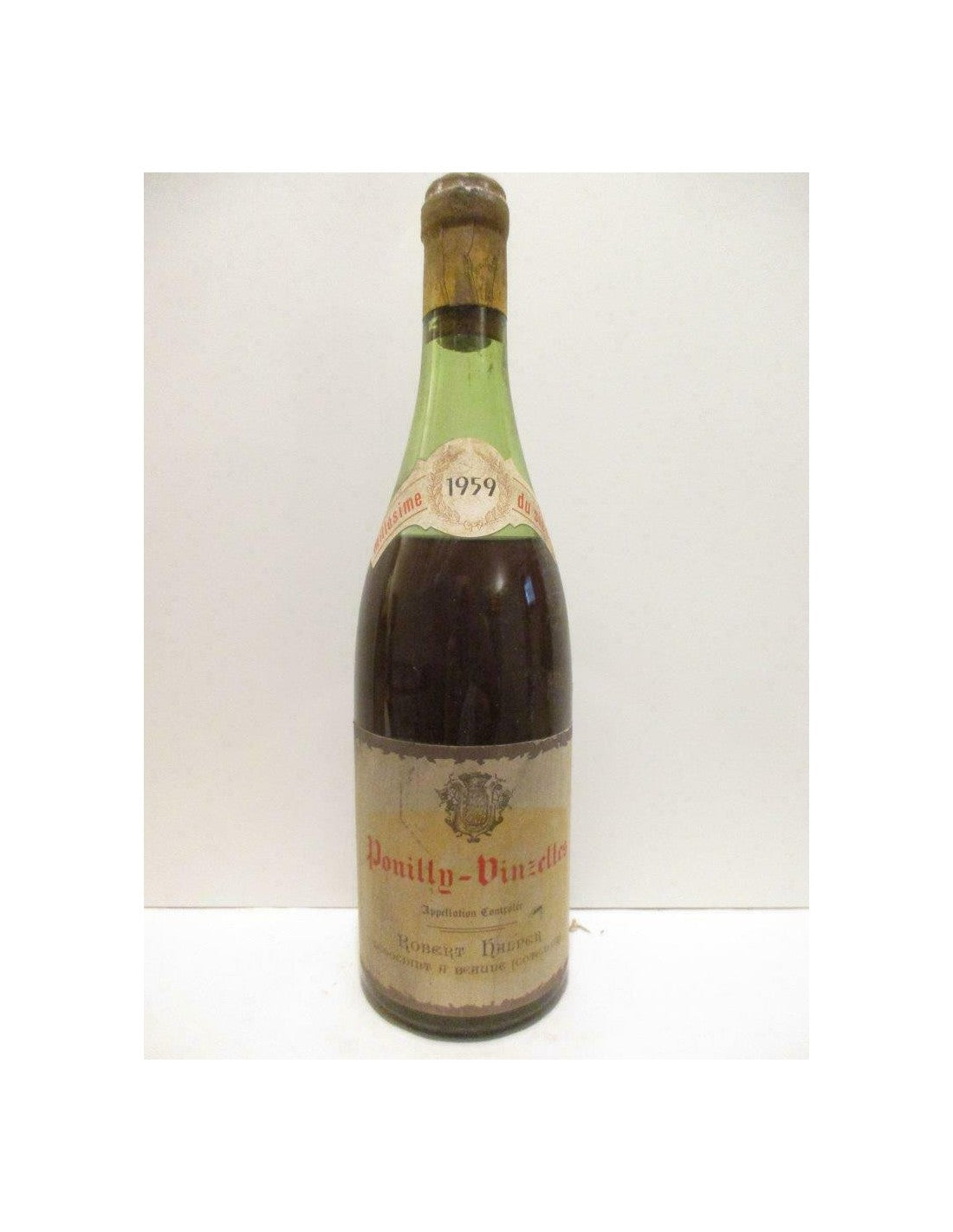 1959 - pouilly-vinzelles - robert halper (niveau bas) - blanc - bourgogne - Just Wines 