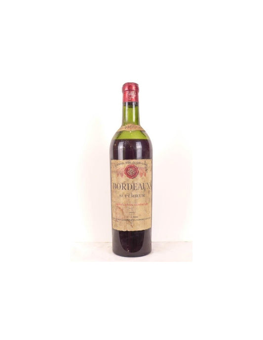 1960 - bordeaux supérieur - ets pesin (niveau bas) - rouge - bordeaux - Just Wines 