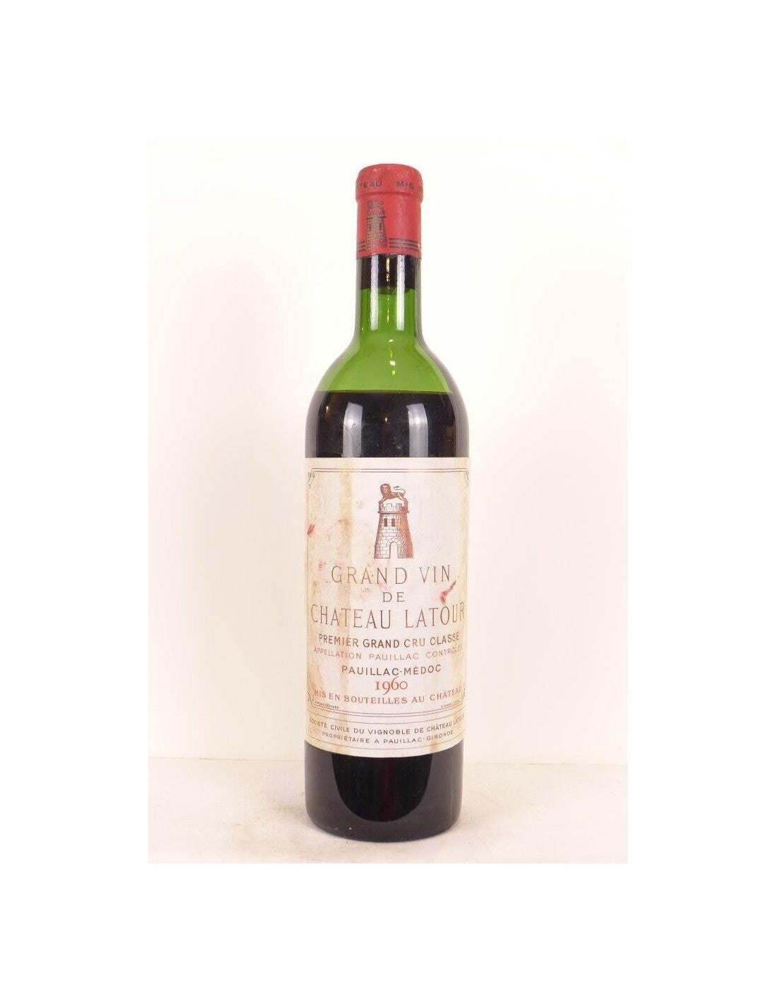 1960 - pauillac - château latour grand cru classé (capsule corrodée) - rouge - bordeaux - Just Wines 