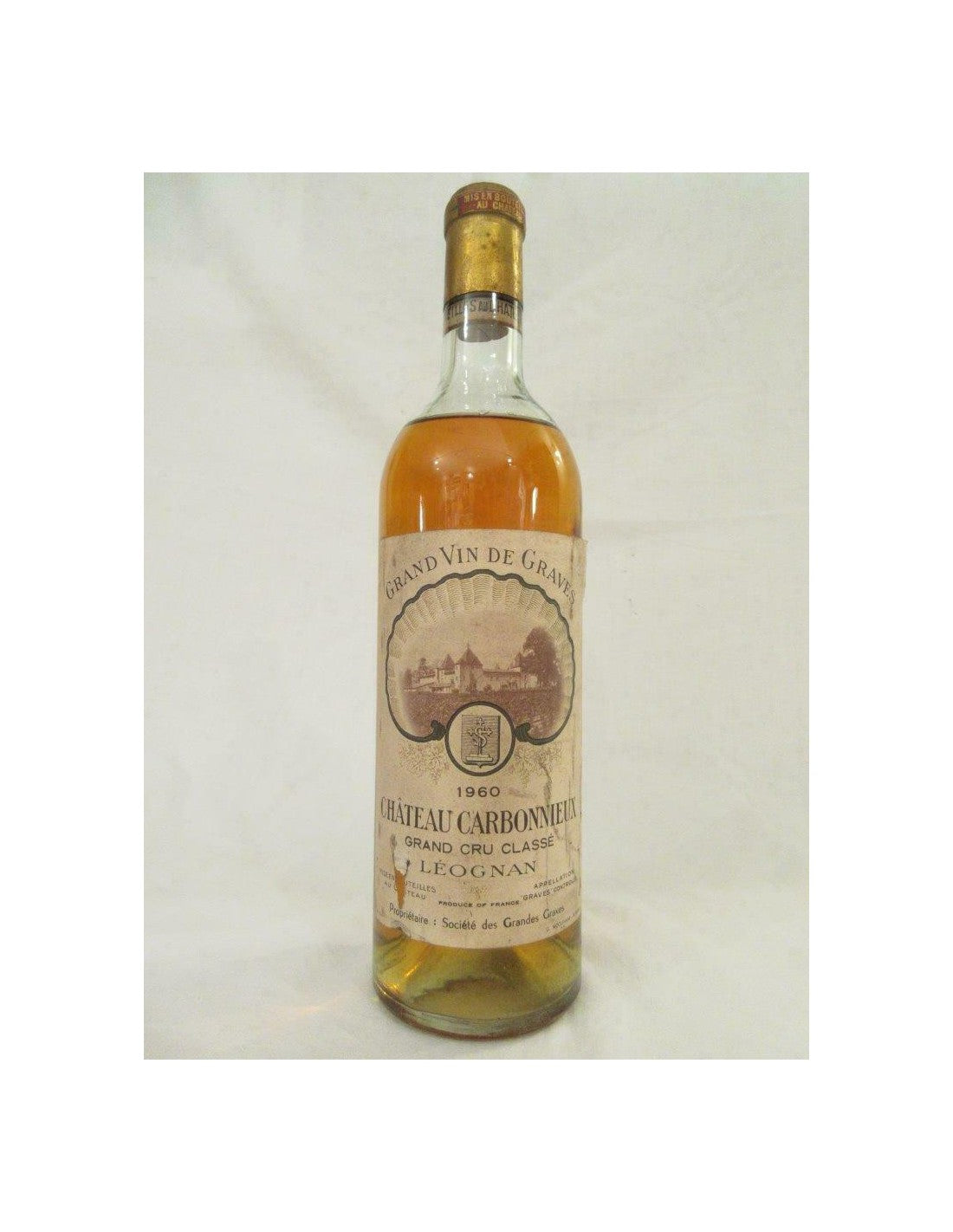 1960 - pessac-léognan - château carbonnieux grand cru classé - blanc - bordeaux - Just Wines 