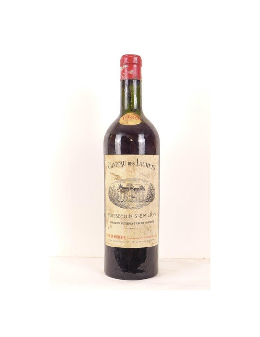 1960 - puisseguin saint-émilion - château des laurets (b1) - rouge - bordeaux - Just Wines 