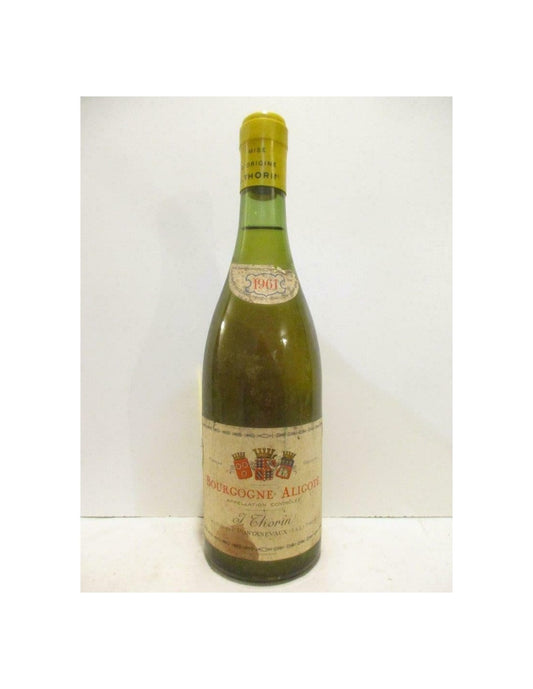 1961 - aligoté - thorin (étiquette tâchée) - blanc - bourgogne - Just Wines 