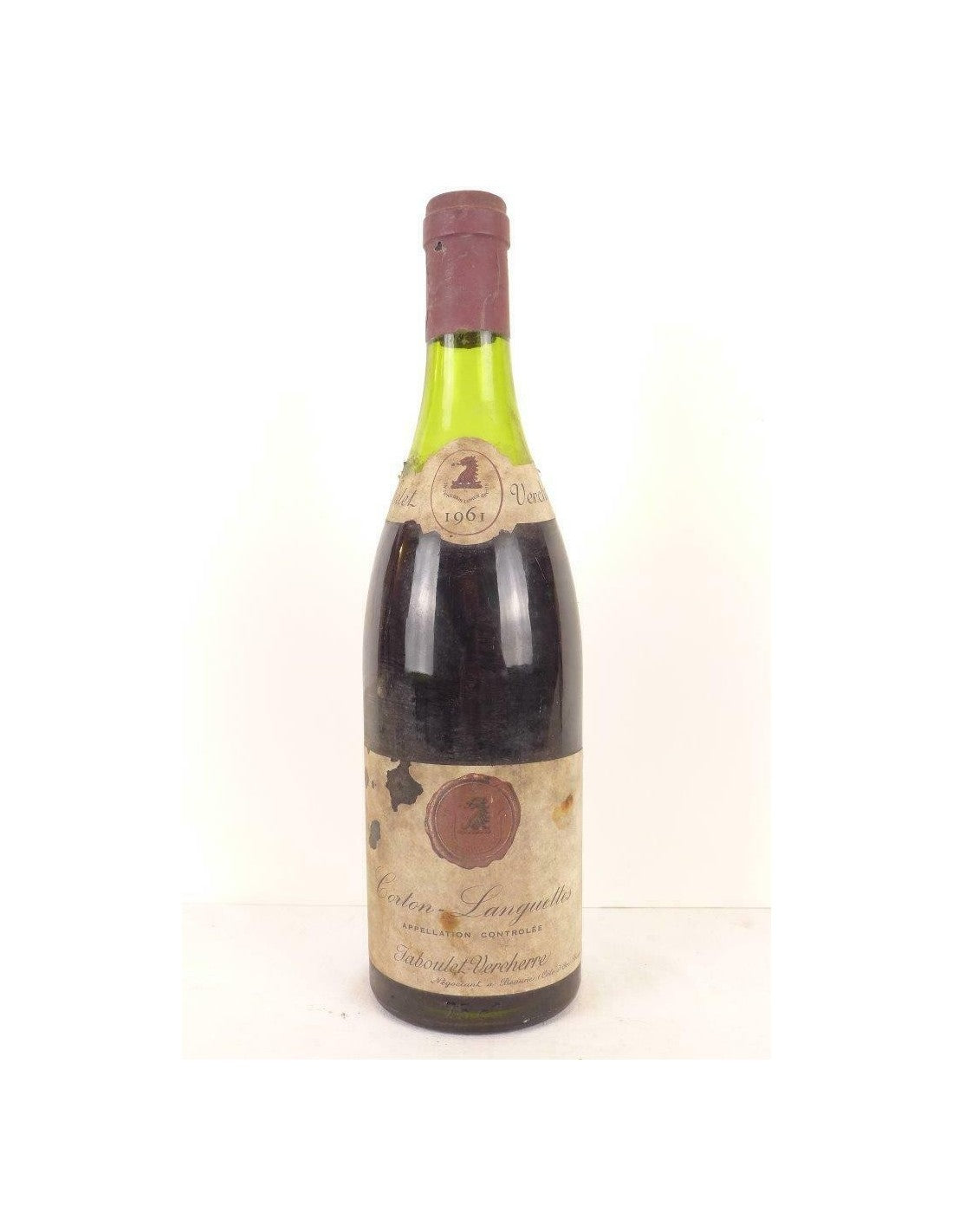 1961 - corton - jaboulet-vercherre grand cru languettes - rouge - bourgogne - Just Wines 