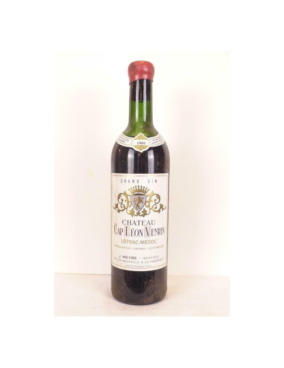 1961 - listrac - château cap léon veyrin (b1) - rouge - bordeaux - Just Wines 