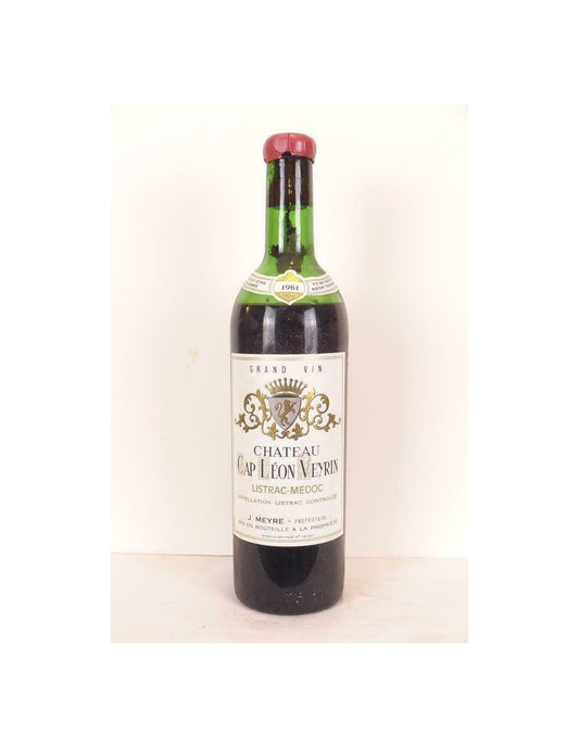 1961 - listrac - château cap léon veyrin (cire abîmée) - rouge - bordeaux - Just Wines 