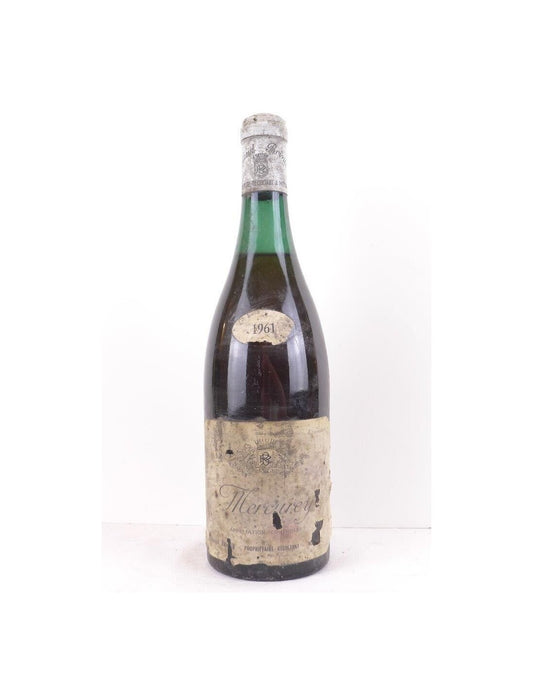 1961 - mercurey - roland brunet - blanc - bourgogne - Just Wines 