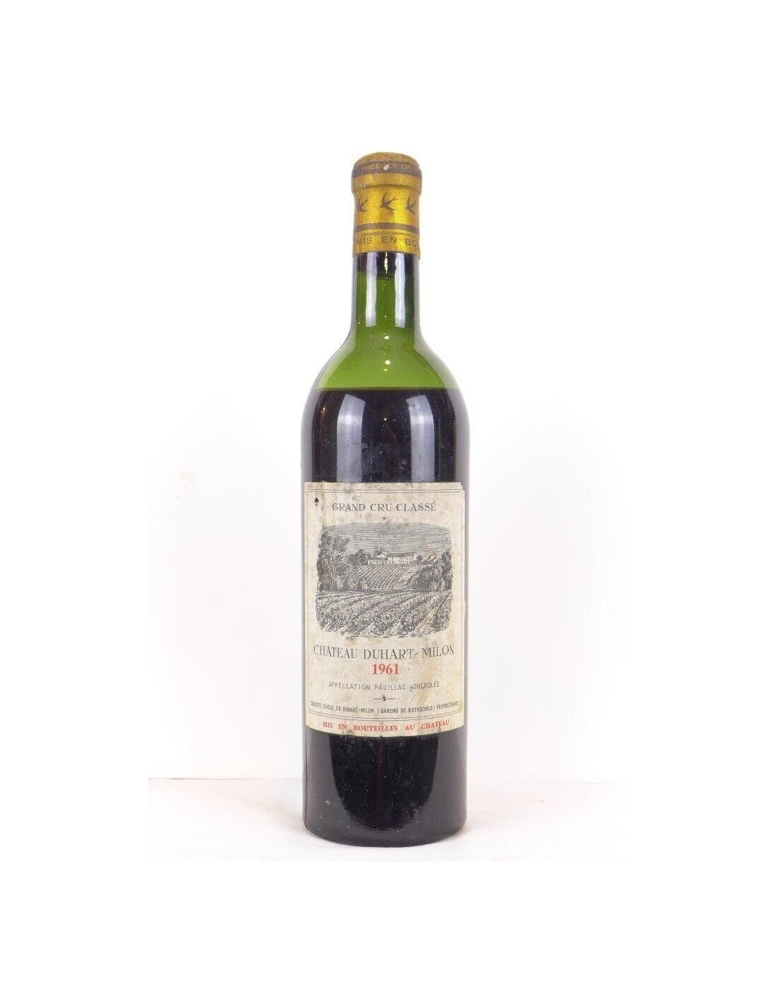 1961 - pauillac - château duhart-milon-rothschild grand cru classé - rouge - bordeaux - Just Wines 