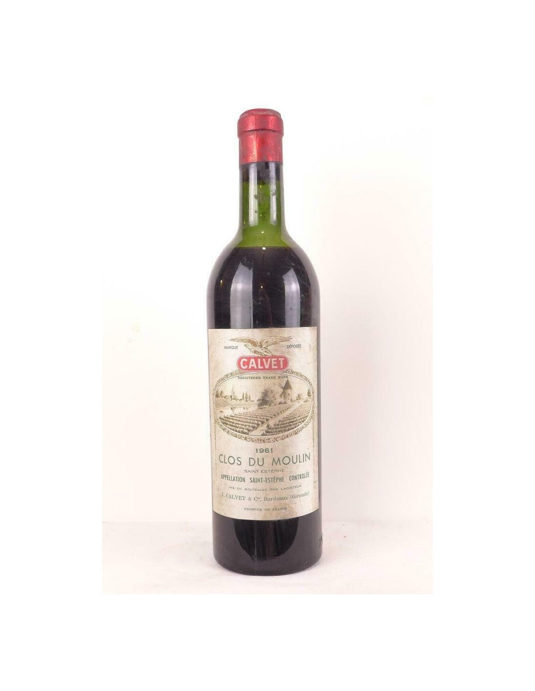 1961 - saint-estèphe - clos du moulin (b2) - rouge - bordeaux - Just Wines 