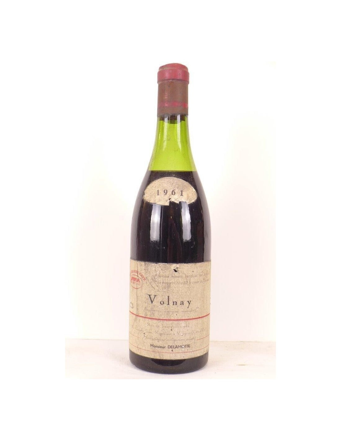 1961 - volnay - delamotte - rouge - bourgogne - Just Wines 