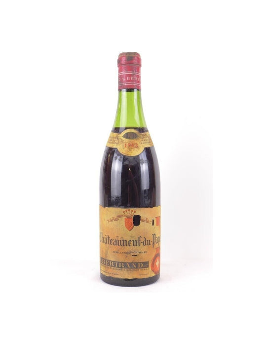 1962 - châteauneuf du pape - bertrand - rouge - rhône - Just Wines 