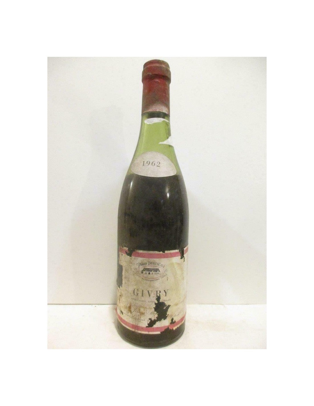 1962 - givry - jérôme bertagna (étiquette abîmée) - rouge - bourgogne - Just Wines 