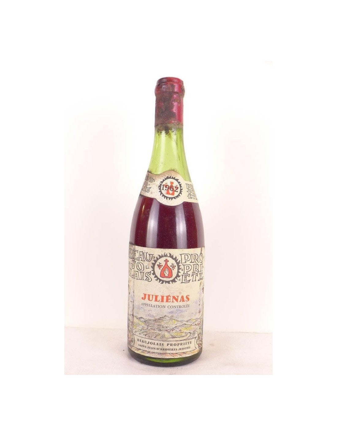 1962 - juliènas - propriété (b10) - rouge - beaujolais - Just Wines 