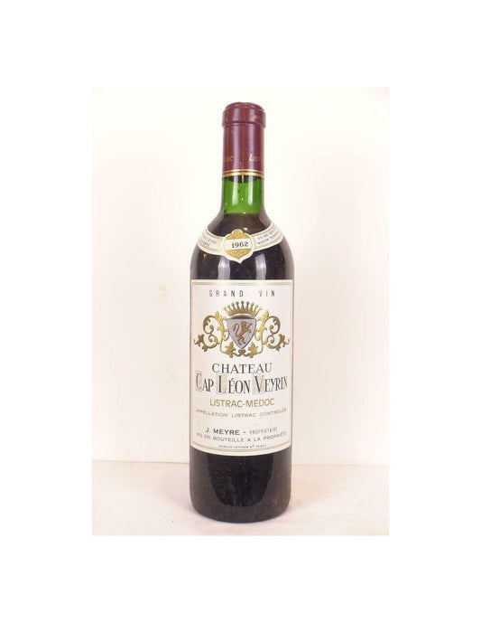 1962 - listrac - château cap léon veyrin - rouge - bordeaux - Just Wines 