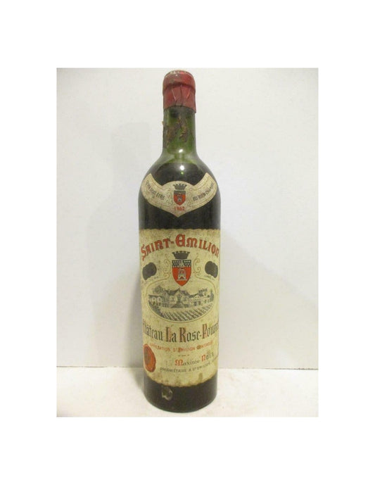 1962 - saint-émilion - château la rose-pourret (b3) - rouge - bordeaux - Just Wines 