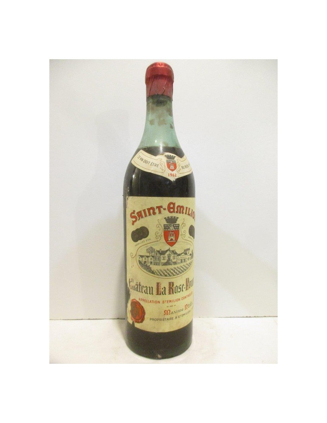 1962 - saint-émilion - château la rose-pourret (b5) - rouge - bordeaux - Just Wines 