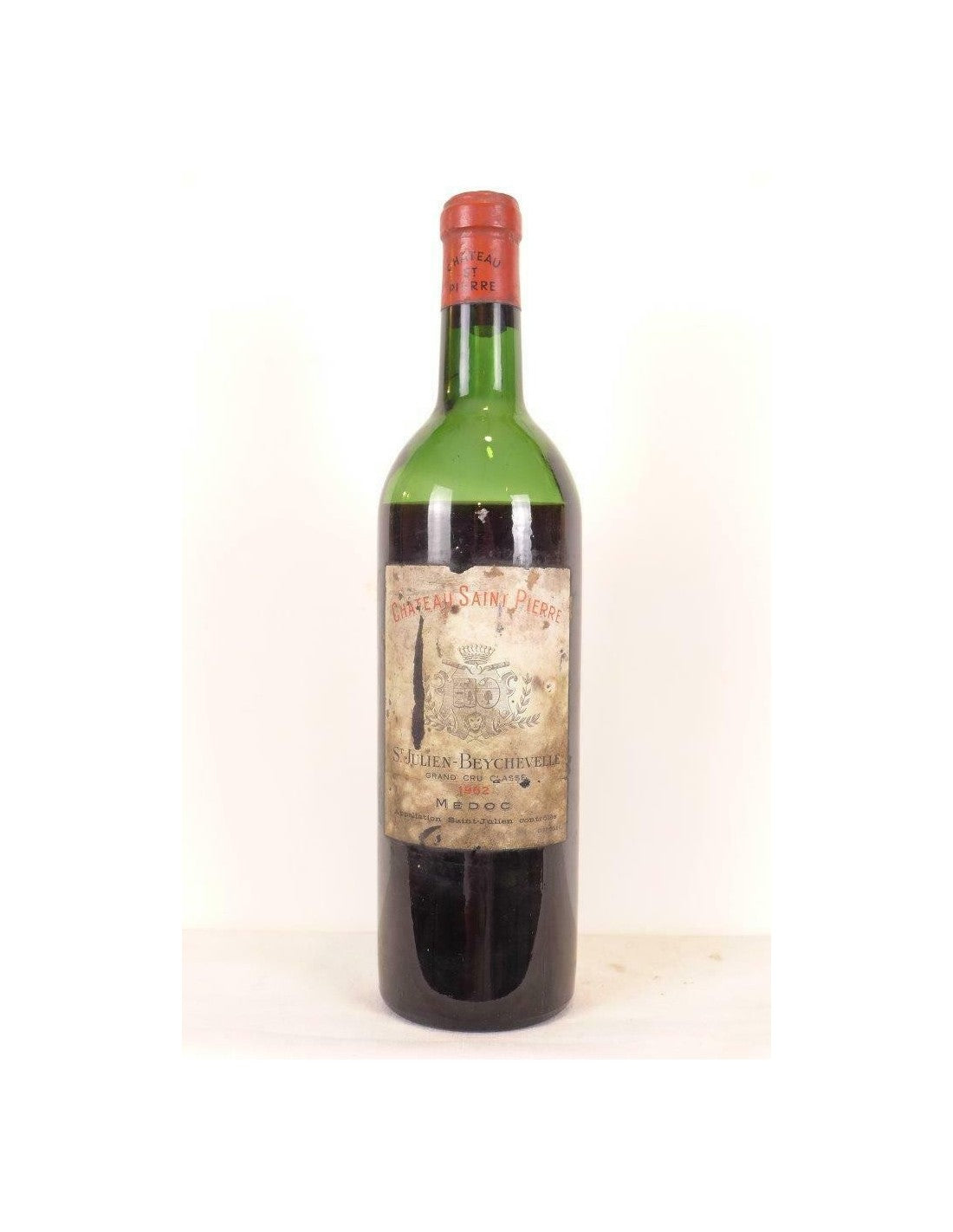 1962 - saint-julien - château saint-pierre grand cru classé (niveau bas) - rouge - bordeaux - Just Wines 