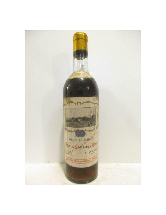 1962 - sainte-croix du mont - domaine de crabitan crème de tête - liquoreux - bordeaux - Just Wines 