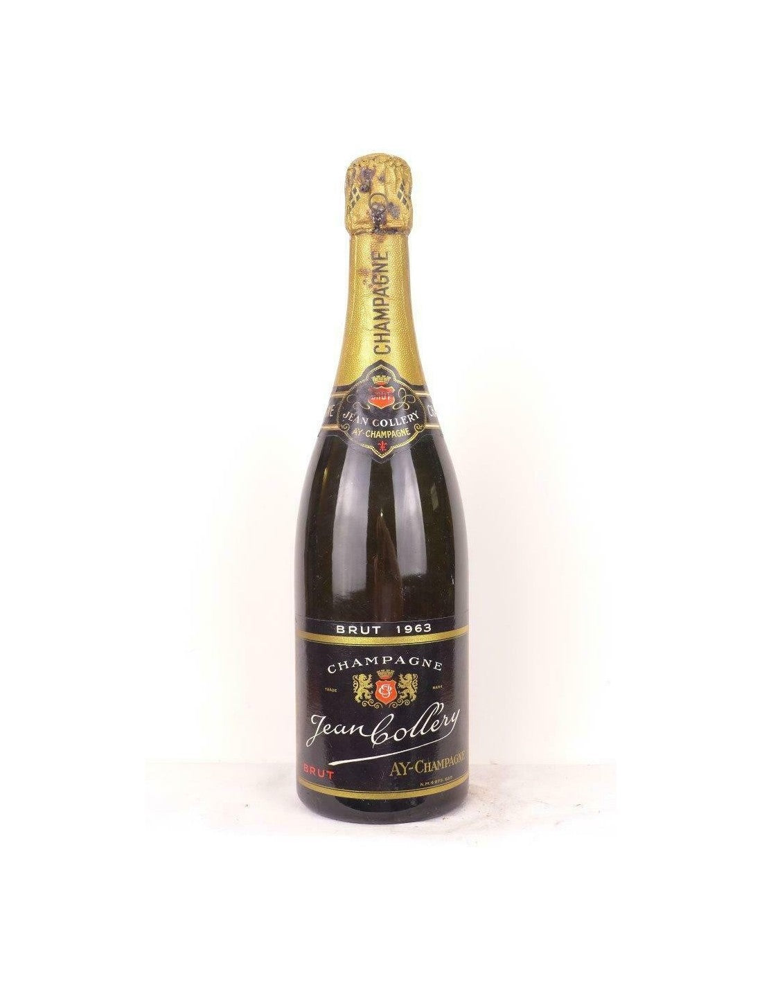 1963 - champagne - jean collery brut (niveau sous la collerette) - pétillant - champagne - Just Wines 