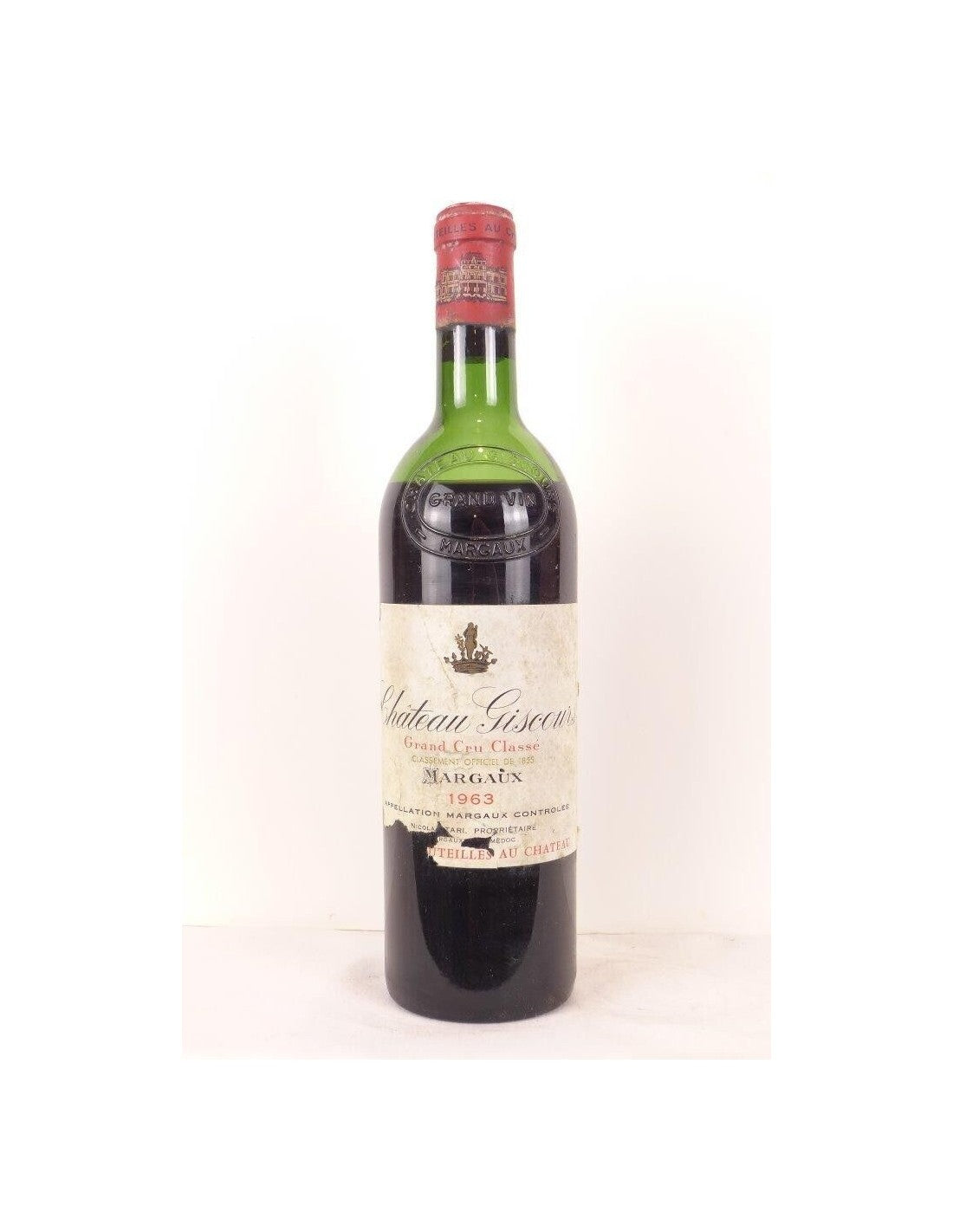 1963 - margaux - château giscours grand cru classé - rouge - bordeaux - Just Wines 