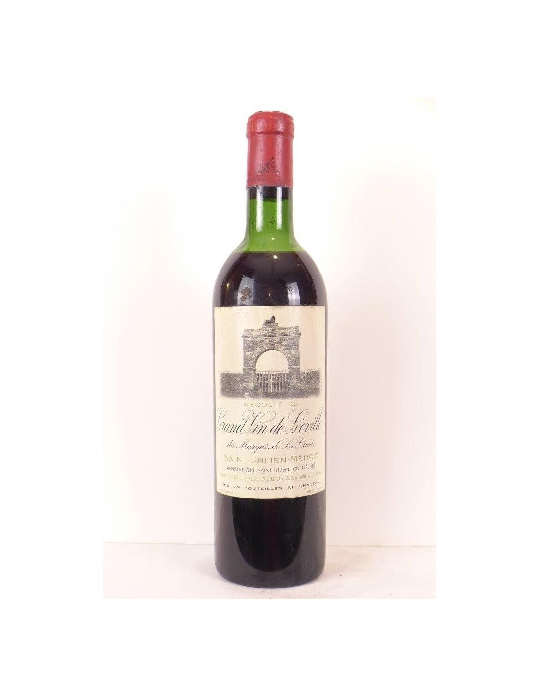 1963 - saint-julien - grand vin de léoville du marquis de las-cases grand cru classé - rouge - bordeaux - Just Wines 